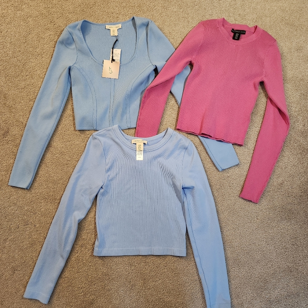 Happily Grey Sincerely Jules Juniors Cropped Top Bundle Small